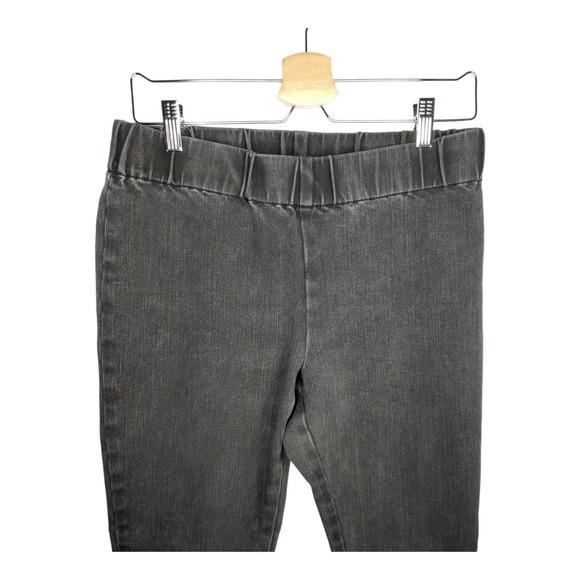 Soft Surroundings Pull On Jeans Jeggings Washed Grey MP - Picture 2 of 7